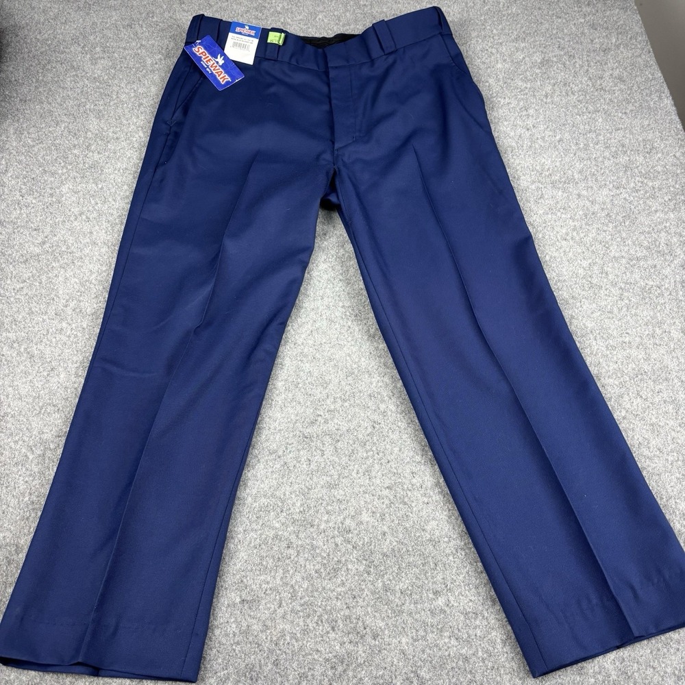 Spiewak Uniform Pants Men's 40x31 Blue Wool Blend Work Security Duty Dress NWT